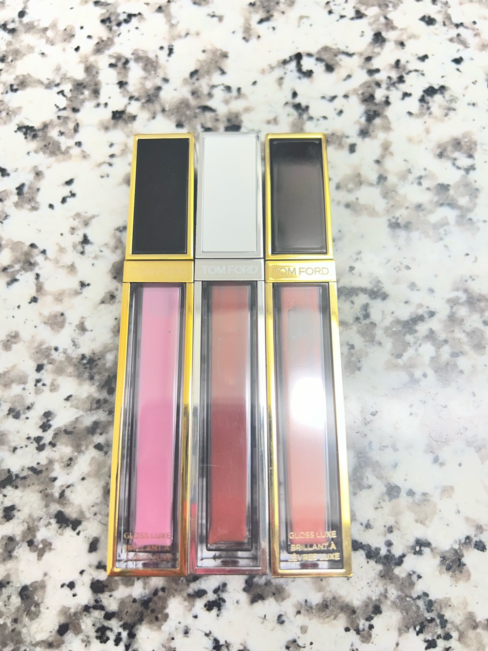 Tom Ford Lip Gloss Trio — Pink, Red, Coral-Orange - Picture 3 of 6